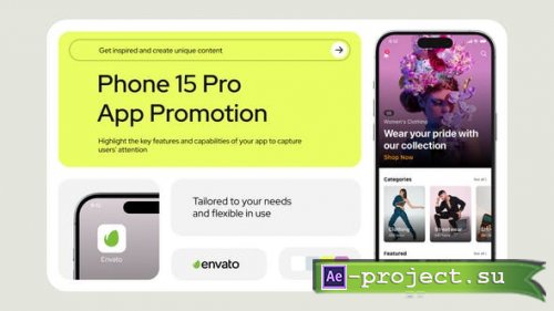 Videohive - App Promo Phone 15 Pro - 53497392 - Project for After Effects