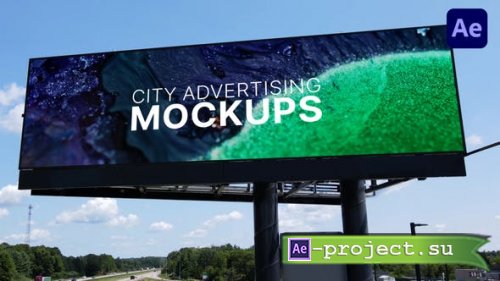 Videohive - City Billboard Mockups - 53514952 - Project for After Effects