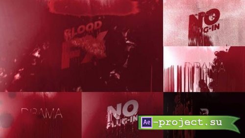 Videohive - Blood Fx Pack For After Effects - 53305218 - Project for After Effects