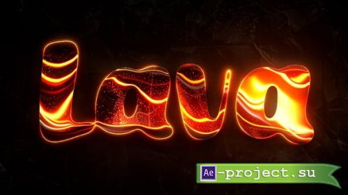 Videohive - Melting Lava Logo - 53528256 - Project for After Effects