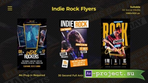 Videohive - Indie Rock Flyers - 53537200 - Project for After Effects