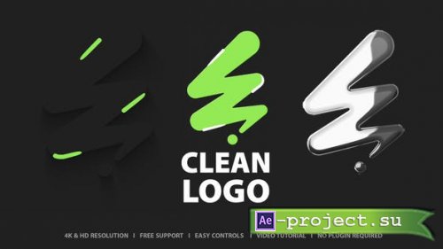 Videohive - Clean Logo - 53535560 - Project for After Effects