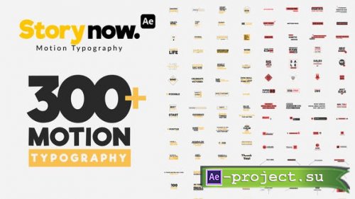 Videohive - Story Now | Motion Typography - 53558485 - Project for After Effects