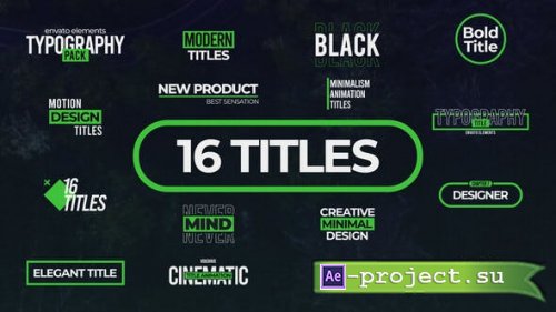 Videohive - Minimal Titles - 51329767 - Project for After Effects