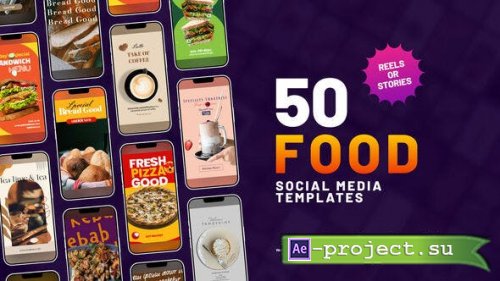 Videohive - Food Instagram Stories - 53549714 - Project for After Effects