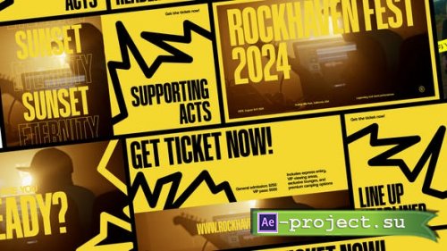 Videohive - Rock Music Festival Promo After Effect Template - 53544282 - Project for After Effects