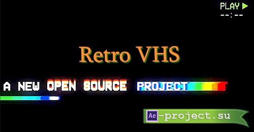 Retro VHS Glitch Titles 2678404 - Project for After Effects