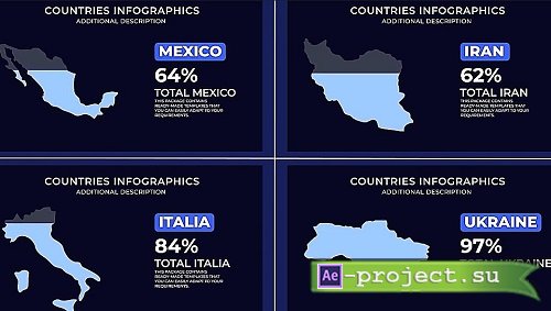 Infographics Pack 2590177 - Project for After Effects (NEW)