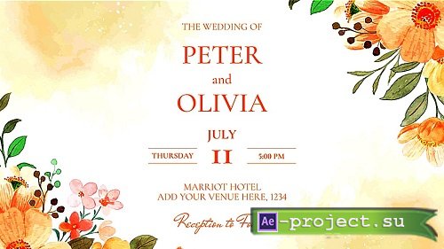 Wedding Invitation Intro 2401104 - Project for After Effects