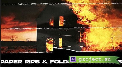 Paper Rips & Folds Transitions 2351547 - Premiere Pro Templates