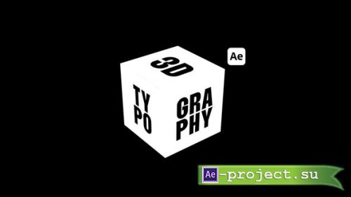 Videohive - 3D Kinetic Typography - 53565178 - Project for After Effects