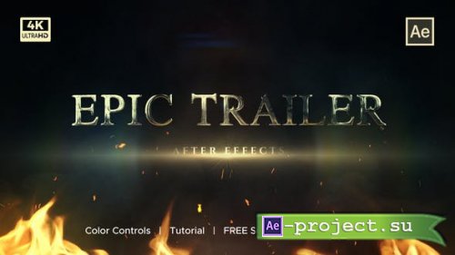 Videohive - Epic Trailer - 53575388 - Project for After Effects