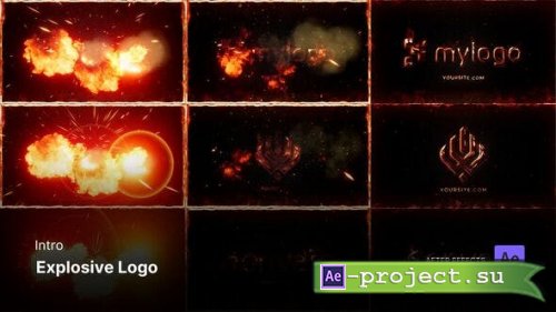 Videohive - Intro/Opening - Explosive Logo After Effects Project Files - 53575179 - Project for After Effects