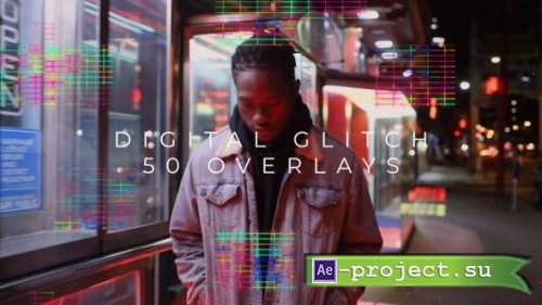 Videohive - Digital Glitch Overlays - 53589966 - Project for After Effects