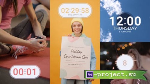 Videohive - Countdown Timers - 53579517 - Project for After Effects