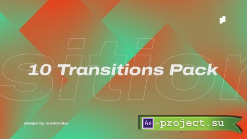 Videohive - 10 Energetic Transitions | After Effects - 53528352 - Project for After Effects