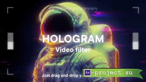 Videohive - Hologram Video Filter Effect Template - 53595483 - Project for After Effects