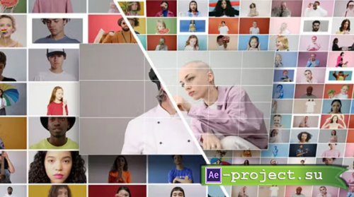 Videohive - FlowTiles - Mosaic Opener - Project for After Effects