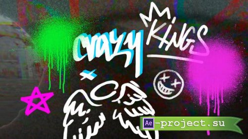 Videohive - Grunge Graffiti Scribbles Pack - 53409359 - Project for After Effects