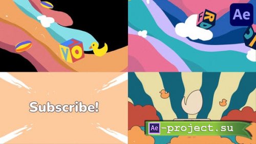 Videohive - Funny Clouds Logo for After Effects - 53613927 - Project for After Effects