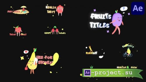 Videohive - Fruits Titles | After Effects - 53614026 - Project for After Effects