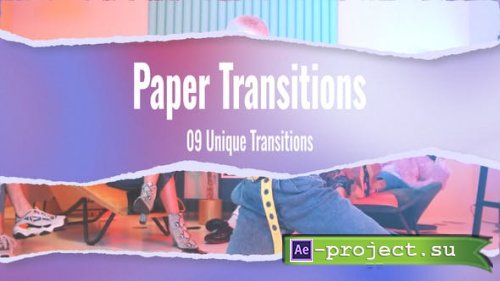 Videohive - Paper Transitions - 53621853 - Project for After Effects