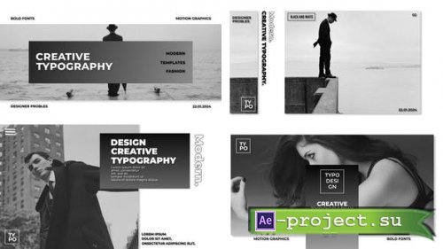 Videohive - Typography Slides - 53635154 - Project for After Effects