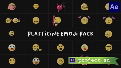 Videohive - Plasticine Emoji Pack | After Effects - 53627900 - Project for After Effects