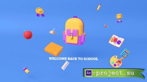 Videohive - Back To School Logo - 53658787 - Project for After Effects