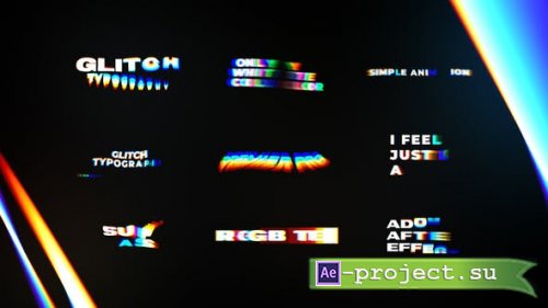 Videohive - Text Animations | RGB Text Presets - 53654859 - Project for After Effects