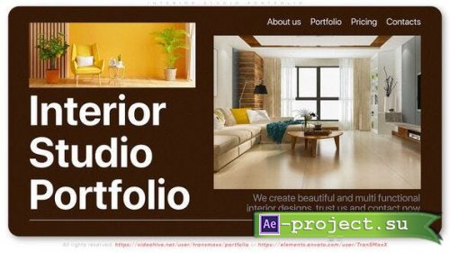 Videohive - Interior Studio Portfolio - 53647676 - Project for After Effects