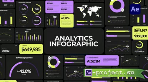 Videohive - Analytics Infographics | Business Graphics & Charts - Project for After Effects