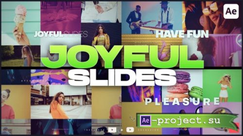 Videohive - Joyful Slides - 53666533 - Project for After Effects