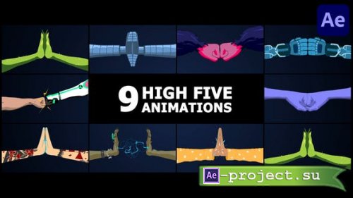 Videohive - High Five Animations for After Effects - 53685510 - Project for After Effects