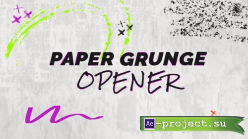 Videohive - Paper Grunge Opener - 53678340 - Project for After Effects