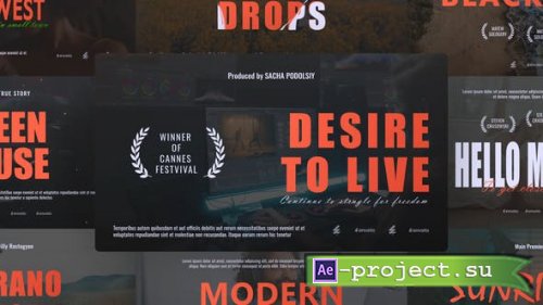 Videohive - Cinematic Titles - 53727413 - Project for After Effects