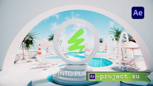 Videohive - Poolside Paradise Logo Reveal - 53727517 - Project for After Effects