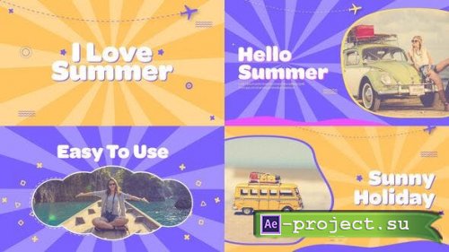 Videohive - Colorful Summer Intro - 53507575 - Project for After Effects