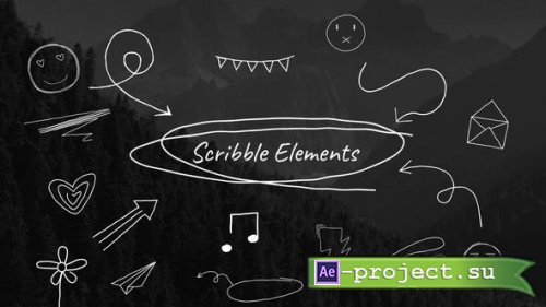 Videohive - Scribble Elements - 53745016 - Project for After Effects