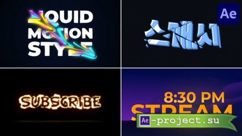 Videohive - Colorful Dynamic Typography for After Effects - 53768593 - Project for After Effects