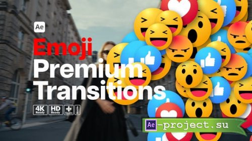 Videohive - Premium Transitions Emoji - 53786031 - Project for After Effects