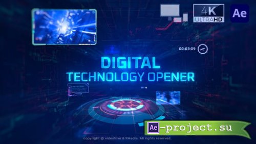 Videohive - Digital Technology Opener - 53676897 - Project for After Effects