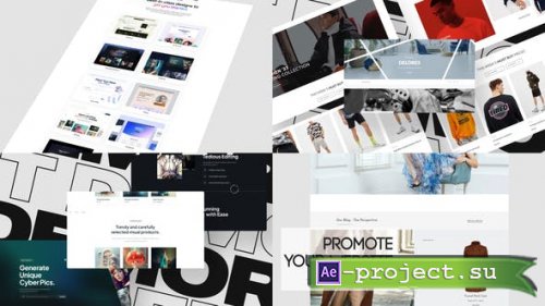 Videohive - Minimalistic Website Promo - 53825161 - Project for After Effects