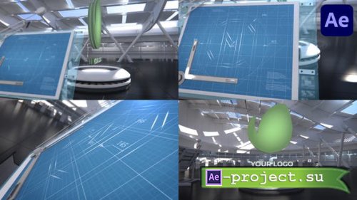 Videohive - Blueprint 3D Logo for After Effects - 53783250 - Project for After Effects