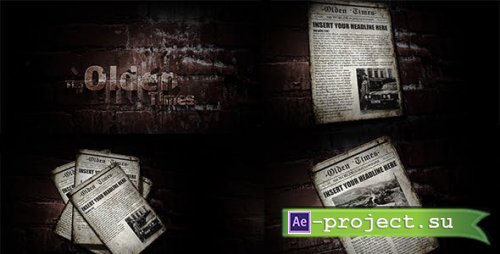 Videohive - Olden Times Newspaper - 5048116 - Project for After Effects