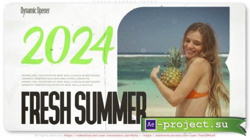 Videohive - Fresh Summer Intro - 53843648 - Project for After Effects