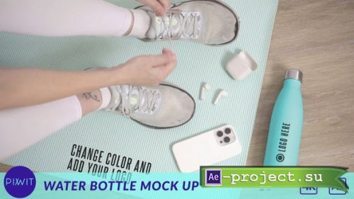 Videohive - Water Bottle Mock Up - 53850662 - Project for After Effects