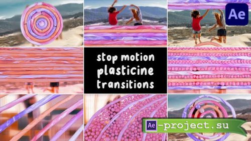 Videohive - Stop Motion Plasticine Transitions | After Effects - 53839778 - Project for After Effects