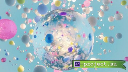 Videohive - Abstract Bubbles Logo - 53607691 - Project for After Effects