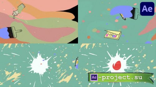 Videohive - Brushes Paint Logo Opener for After Effects - 53884208 - Project for After Effects